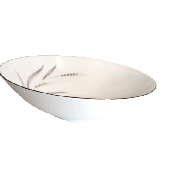 Mikasa Fine China Silver Wheat Pattern Vegetable Bowl 9" - Picture 5 of 7